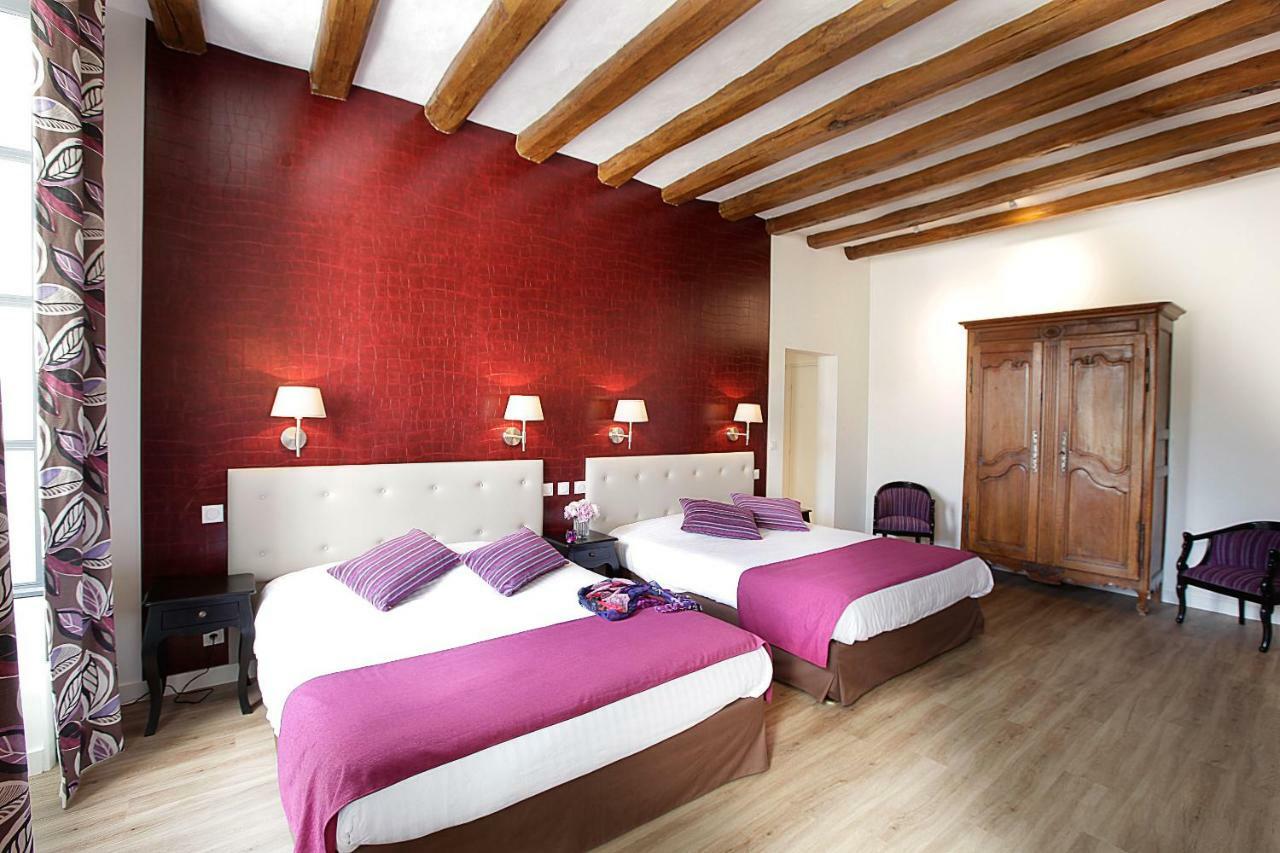 Logis Hotel La Croix Blanche Fontevraud Exteriör bild